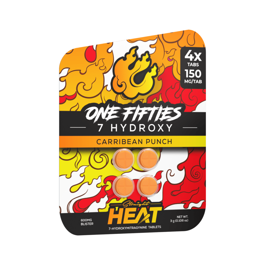 Buy Straight Heat One-Fifties 7OH Tablets (600mg - 4 Count) | Elyxr