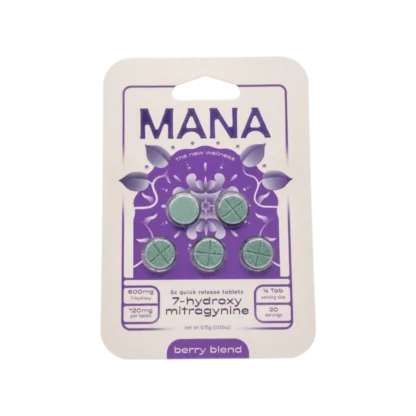 Mana 7-OH Tablets (600mg – 5 Count)