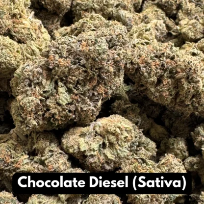 Natural THC-A Flower (Sativa ~ Chocolate Diesel)