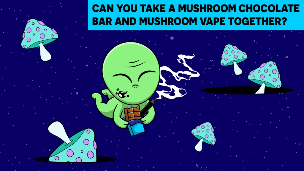 Can You Take Mushroom Bars and Vape Together