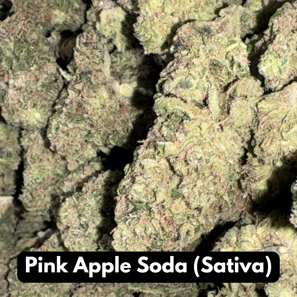 Natural THC-A Flower (Sativa ~ Pink Apple Soda)