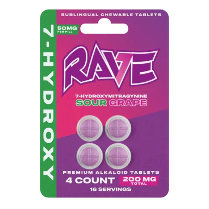 RAVE 7-OH Tablets (200mg – 4 Count)