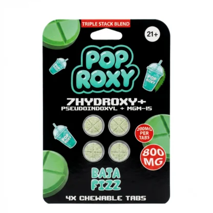 Pop Roxy 7-OH + Pseudo + MGM Tablets (800mg – 4 Count)