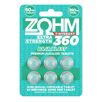ZOHM 7-OH Tablets (360mg – 6 Count)