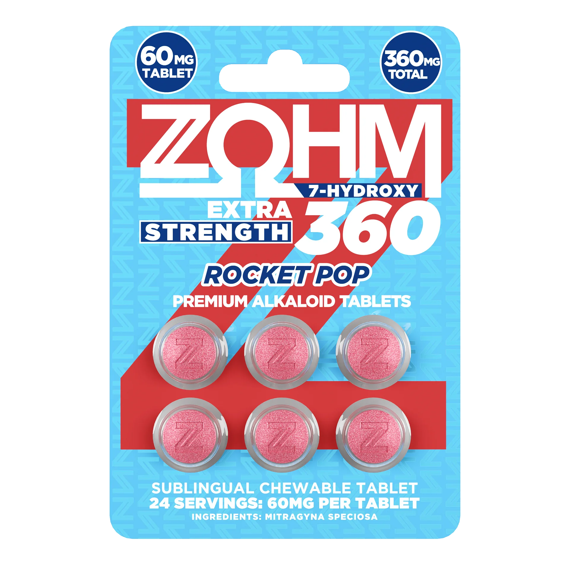 Buy ZOHM 7-OH Tablets (360mg - 6 Count) | Elyxr
