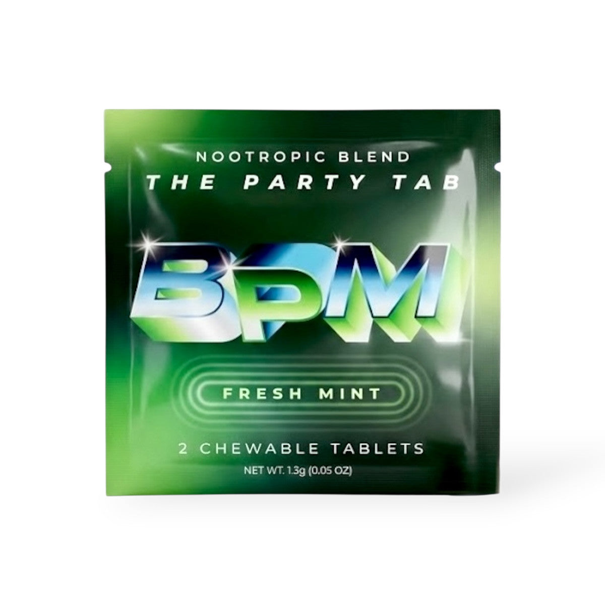 BPM Nootropic Blend Tablets, 2-count pack, in a blister-pack box — front of the retail package