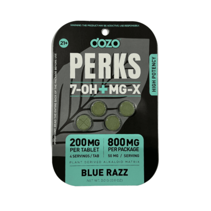 Dozo Perks 7-OH + MG-X Tablets (800mg – 4 Count)