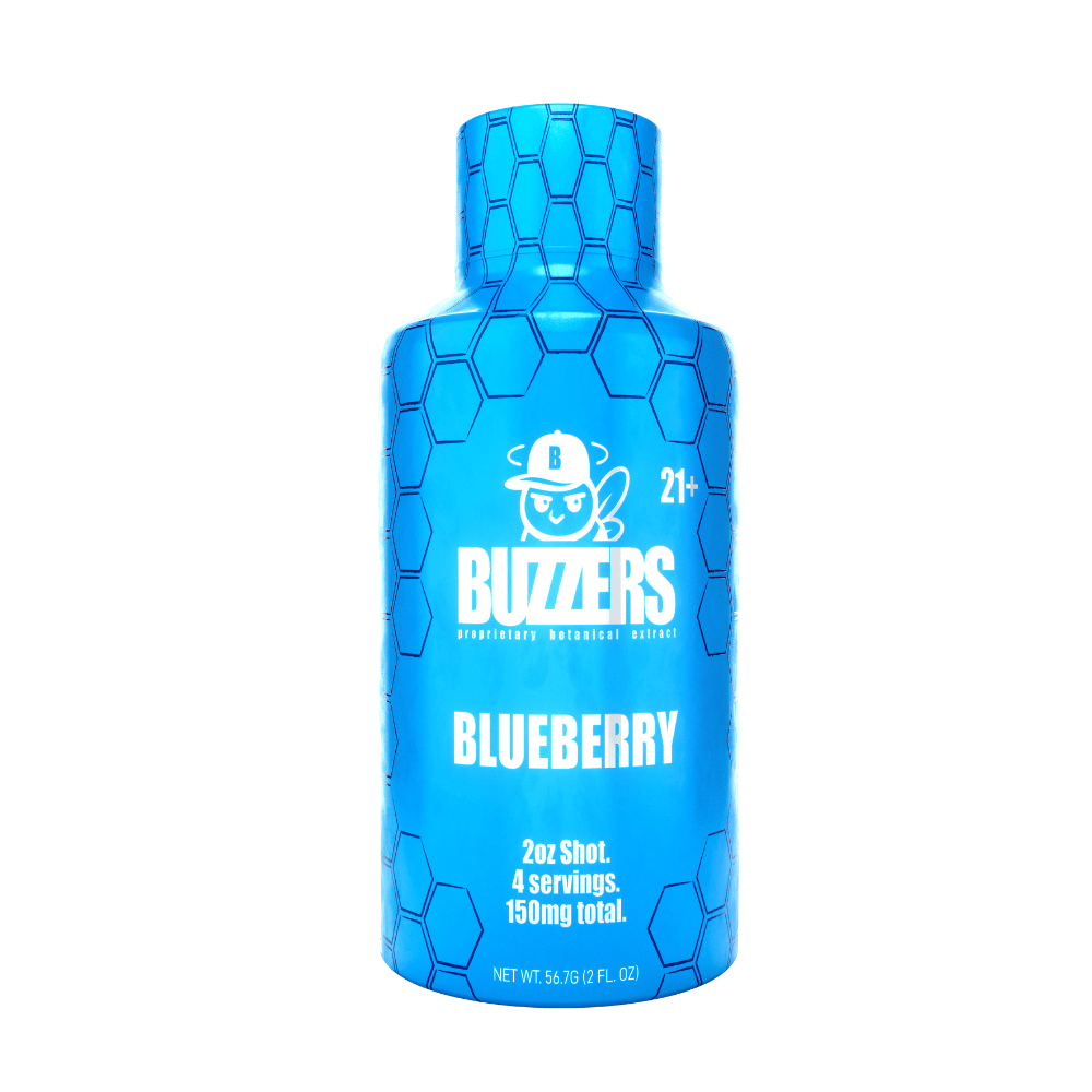 Buzzers Blueberry shown on a white background