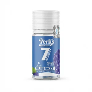 Eat Perks 7-OH Tablets, 200mg, 4-count pack, in a blister-pack box