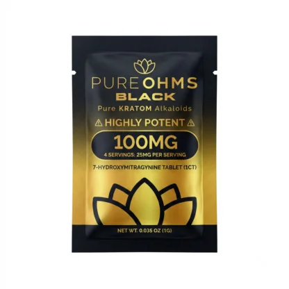 PureOhms Black 7-OH Tablet (100mg – 1 Count)