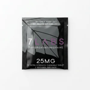 7Labs 7-OH Tablet, 25mg, 1-count pack, in a blister-pack box