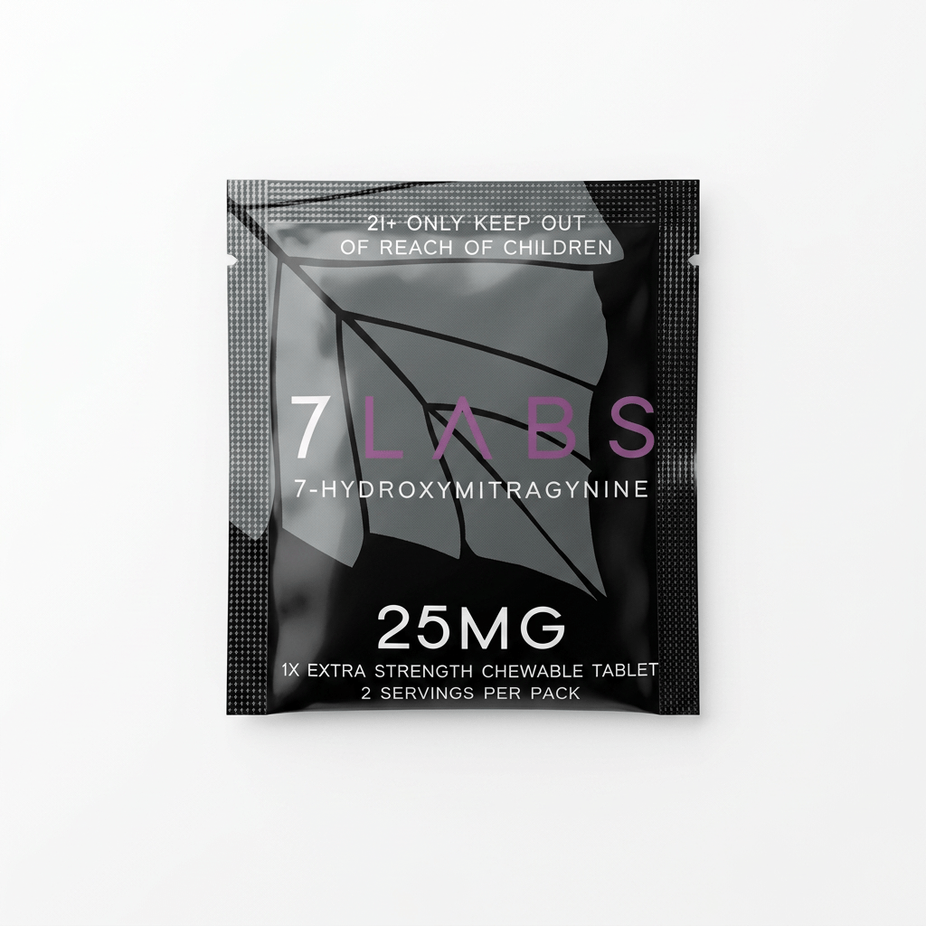 7Labs 7-OH Tablet, 25mg, 1-count pack, in a blister-pack box