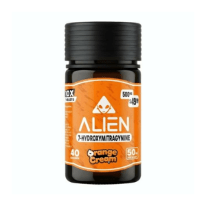 Alien 7-OH Tablets, 500mg, 10-count pack, in a blister-pack box — package shown on a white background