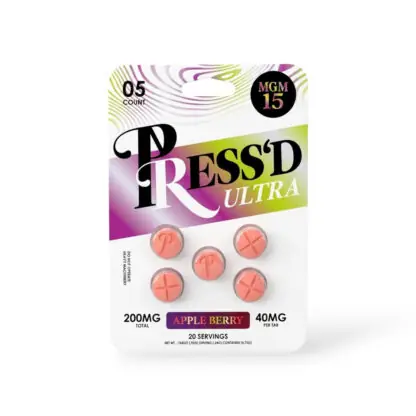 Press’d Ultra MGM Tablets (200mg – 5 Count)