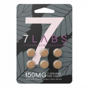 7Labs 7-OH Tablet, 150mg, 6-count pack, in a blister-pack box