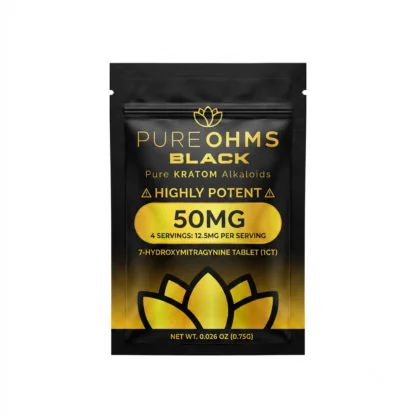 PureOhms Black 7-OH Tablet (50mg – 1 Count)