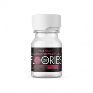 Floories High Limit 7-OH + MGM Tablets, 800mg, 10-count pack, in a blister-pack box — front of the retail package