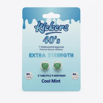 Kickers 40’s Extra Strength 7-OH Tablets (80mg – 2 Count)