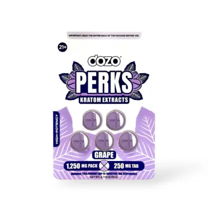 Dozo Perks Kratom Extract Tablets (1250mg – 5 Count)