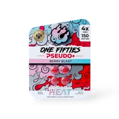 Straight Heat One-Fifties Pseudo Tablets (600mg – 4 Count)