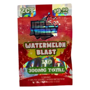 Ice Tabz 7-OH Tablets 300mg 2 Count pack, Watermelon Blast