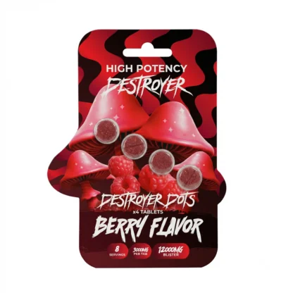 Destroyer Dots Mushroom Tablets (12000mg – 4 Count)