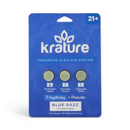 Krature 7-OH + Pseudo 10X Strength Tablets (90mg – 3 Count)