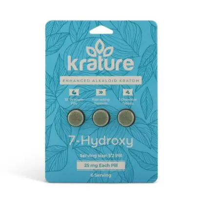 Krature 5X Strength 7-OH Tablets (75mg – 3 Count)