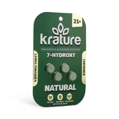 Krature Extra Strength 7-OH Tablets (220mg – 4 Count)