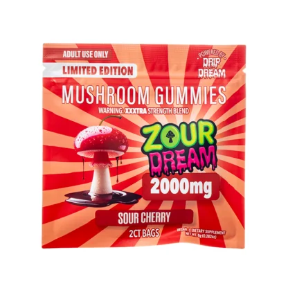 Zour Dream Mushroom Gummies (2000mg – 2 Count)