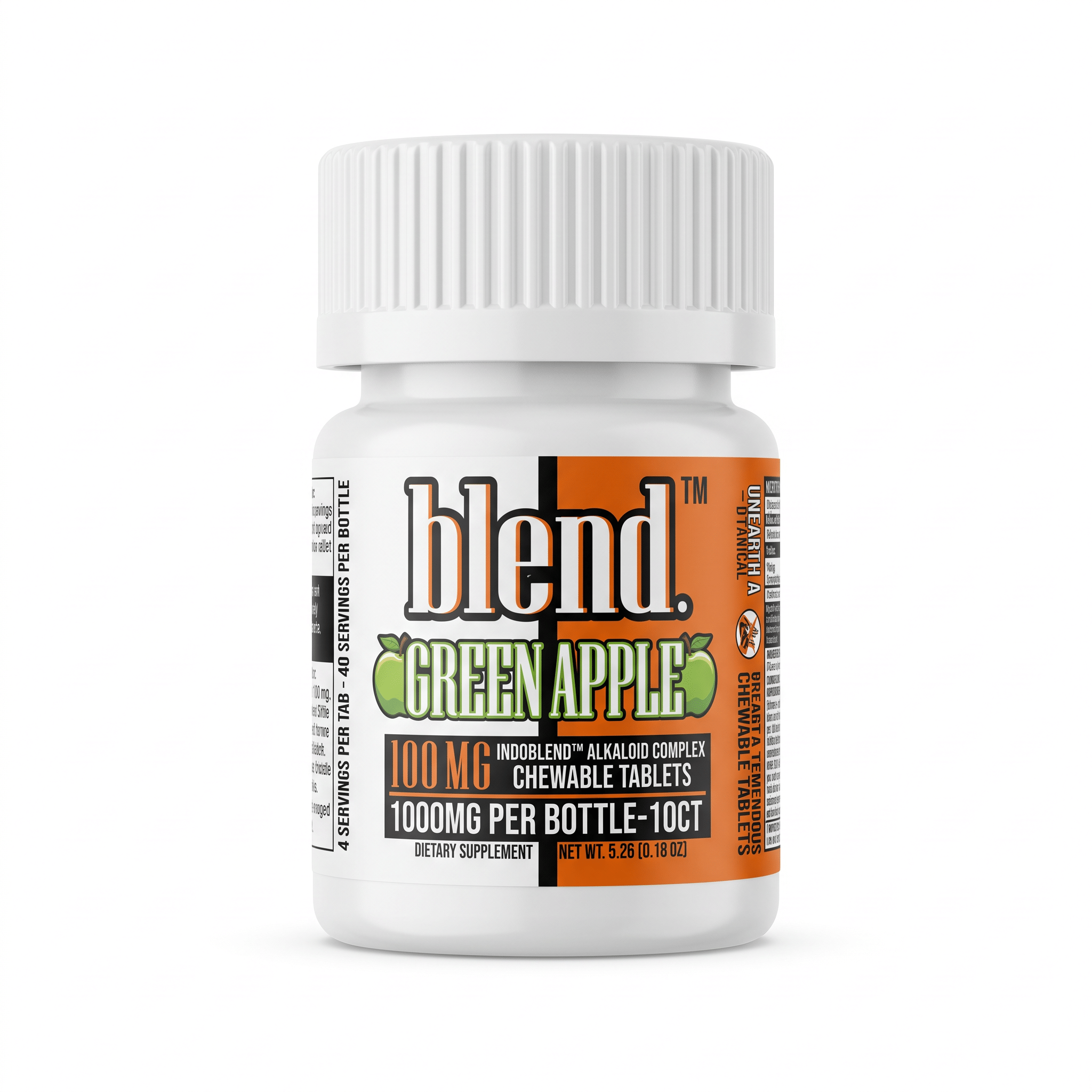 Blend IndoBlend Uncaria Tomentosa Tablets (1000mg - 10 Count) - Green Apple