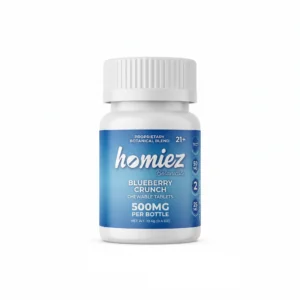 Homiez Botanical Blend Tablets (500mg - 10 Count) - Blueberry Crunch