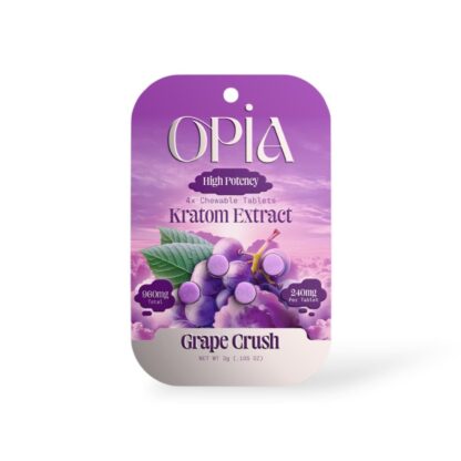 Opia High Potency Kratom Extract Tablets (960mg – 4 Count)