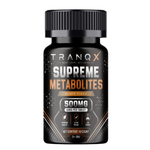 TRANQX Supreme Metabolites MIT-9 Tablets (500mg - 10 Count) - Peach Fizzy