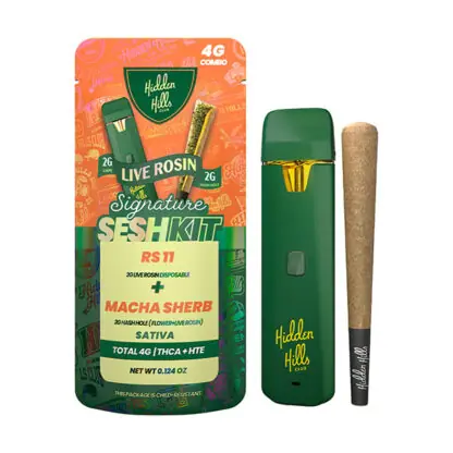 Hidden Hills Signature Sesh Kit (2000mg Disposable + 2000mg Hash Hole Preroll)