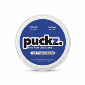puckz. 7-OH Tablets (500mg - 5 Count) - Blue Razz