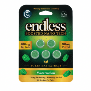 Endless Boosted Nano Tech Botanical Extract Tablets (400mg - 5 Count) - Watermelon