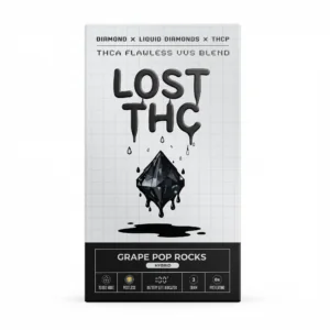 Lost THC THC-A + THC-P Flawless VVS Diamond Disposable (3000mg) - Hybrid ~ Grape Pop Rocks