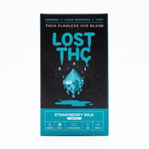 Lost THC THC-A + THC-P Flawless VVS Diamond Disposable (3000mg) - Sativa ~ Strawberry Milk