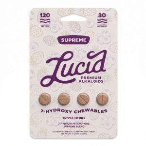 Lucid 7-OH Supreme Blend Tablets (120mg - 4 Count) - Triple Berry