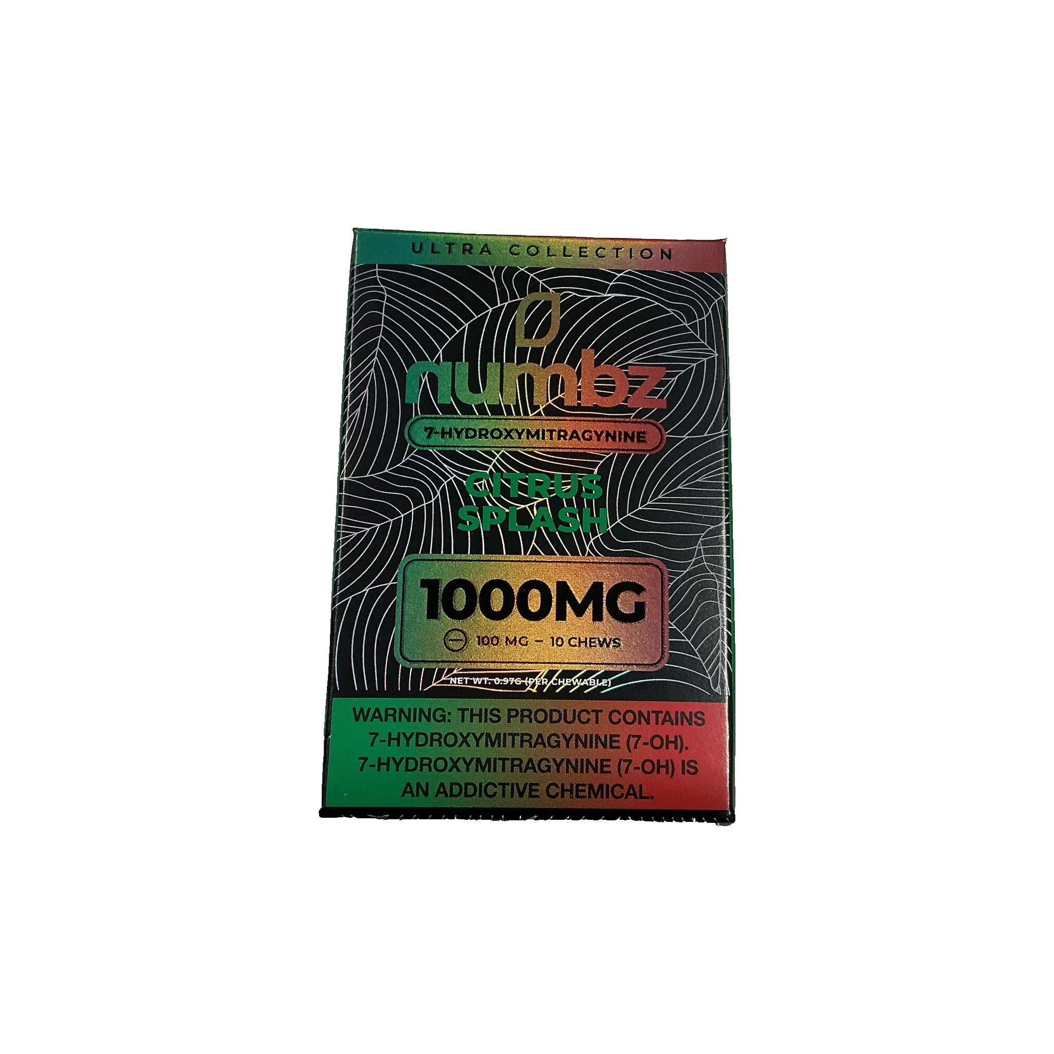 Numbz 7-OH Tablets (1000mg - 10 Count) - Citrus Splash