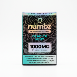 Numbz 7-OH Tablets (1000mg - 10 Count) - Glacier Mint