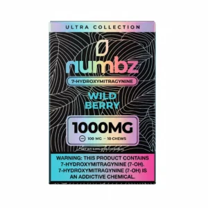 Numbz 7-OH Tablets (1000mg - 10 Count) - Wild Berry