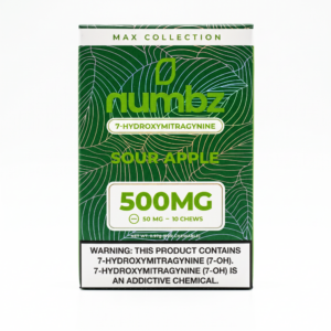 Numbz 7-OH Tablets (500mg - 10 Count) - Sour Apple