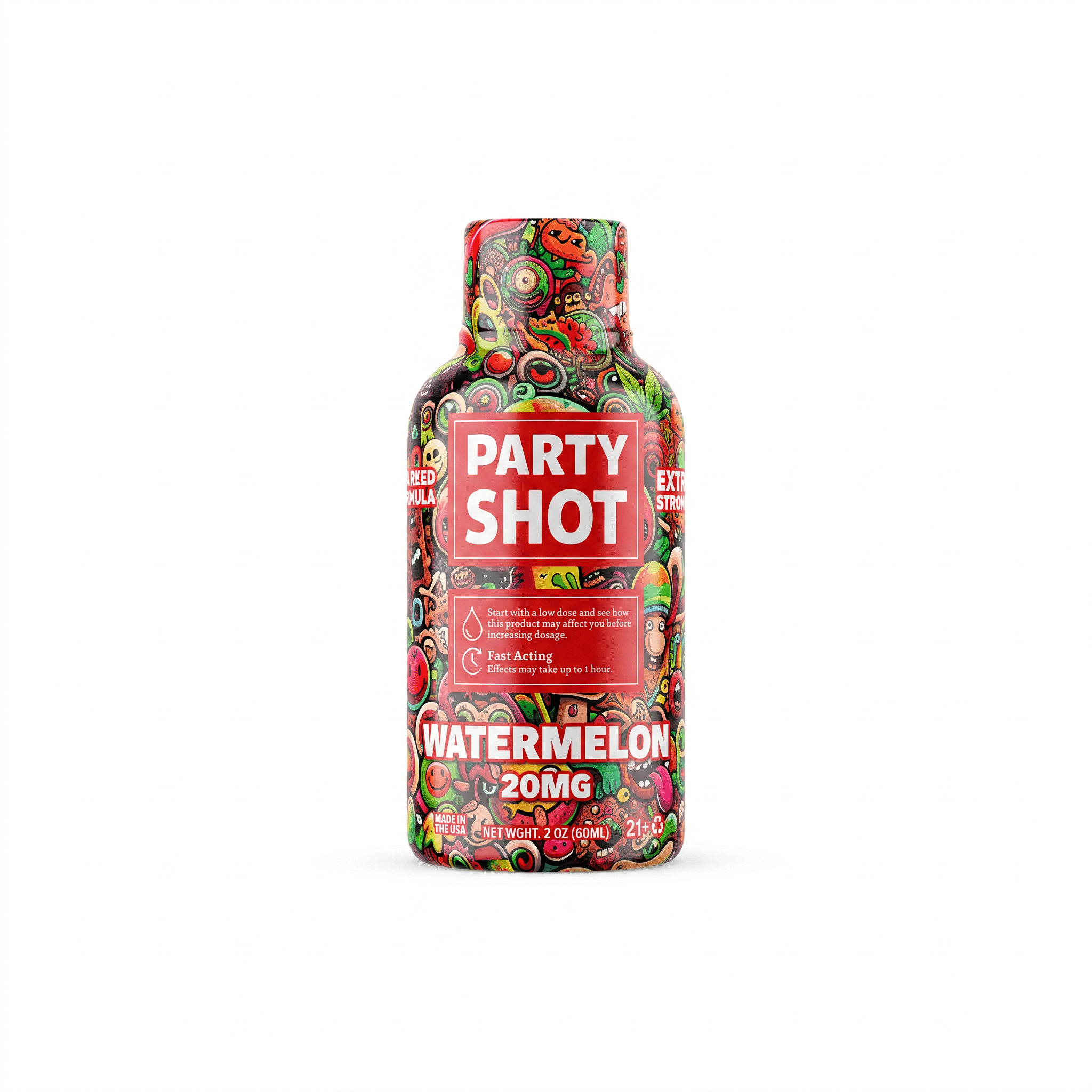 Party Shot Mushroom Shot (20mg) - Watermelon