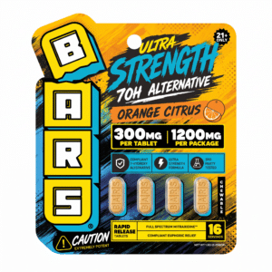 Tre House BARS Ultra Strength 7-OH Alternative Tablets (1200mg - 4 Count) - Orange Citrus