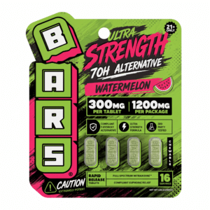 Tre House BARS Ultra Strength 7-OH Alternative Tablets (1200mg - 4 Count) - Watermelon