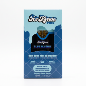 Ice Kream Trio THC-A + Live Resin Disposable Vape (3500mg) - Blue Zlushie - Blue Zushi (Indica) + Berry Gelato (Indica)
