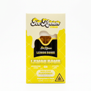 Ice Kream Trio THC-P + Live Resin Disposable Vape (3500mg) - Lemon Bomb - Lemonade Kush (Sativa) + Atomic Pop (Hybrid)