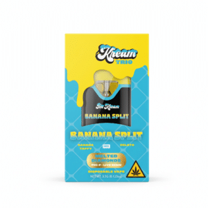 Ice Kream Trio THC-P + Live Resin Disposable Vape (3500mg) - Banana Split - Banana Taffy (Indica) + Zelato (Indica)
